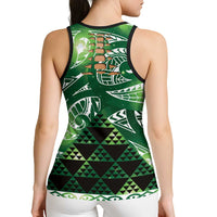 Matariki New Zealand Hollow Tank Top NZ Niho Taniwha Maori New Year Green Galaxy