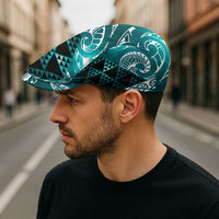 Matariki New Zealand Jeff Hat NZ Niho Taniwha Maori New Year Cyan Galaxy LT14 - Polynesian Pride