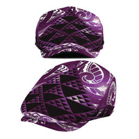 Matariki New Zealand Jeff Hat NZ Niho Taniwha Maori New Year Purple Galaxy LT14 - Polynesian Pride