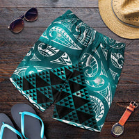 Matariki New Zealand Shorts for Men NZ Niho Taniwha Maori New Year Cyan Galaxy LT14 Cyan - Polynesian Pride