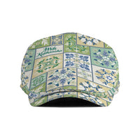 Mele Kalikimaka Hawaii Christmas Jeff Hat Omaomao Seamless Floral Motif - Polynesian Pride