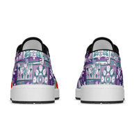Mele Kalikimaka Hawaii Christmas Low Sneakers Poni Seamless Floral Motif LT9 - Polynesian Pride