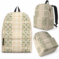 Melemele Ahiahia Hawai'i Palaka Squares Maile Leaf Backpack Flowers Hawaiian Quilt Patterns LT9 - Polynesian Pride