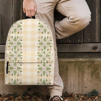 Melemele Ahiahia Hawai'i Palaka Squares Maile Leaf Backpack Flowers Hawaiian Quilt Patterns LT9 - Polynesian Pride