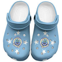 Micronesia Clogs Shoes Heritage Palette Flag-Inspired LT01 Blue - Polynesian Pride