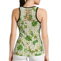 Mokihana Maile Ilima Leis Paniolo Palaka Hollow Tank Top Hawaiian Omaomo Ala Spirit - Polynesian Pride