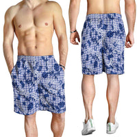 Mokihana Maile Ilima Leis Paniolo Palaka Shorts for Men Hawaiian Polu Spirit - Polynesian Pride