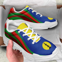New Caledonia Chunky Sneakers Flag-Inspired Curve Style LT05 - Polynesian Pride