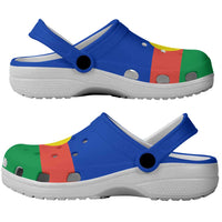 New Caledonia Clogs Shoes Heritage Palette Flag-Inspired LT01 - Polynesian Pride