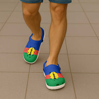 New Caledonia Clogs Shoes Heritage Palette Flag-Inspired LT01 - Polynesian Pride