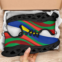 New Caledonia Clunky Sneakers Flag-Inspired Curve Style LT05 - Polynesian Pride