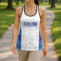 New Zealand Aotearoa Hollow Tank Top Purple Maori Papua Shell Indigenous LT9 - Polynesian Pride