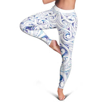 New Zealand Aotearoa Leggings Purple Maori Papua Shell Indigenous - Polynesian Pride