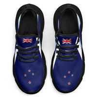 New Zealand Clunky Sneakers Flag-Inspired Curve Style LT05 - Polynesian Pride