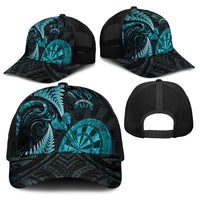 New Zealand Darts Baseball Net Cap Happiness Is A Tight Threesome Maori Paua Shell LT14 - Polynesian Pride