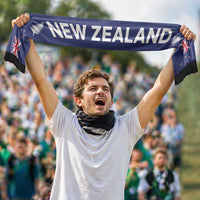 New Zealand Football 2026 Soccer Scarf Flag Style LT05 - Polynesian Pride