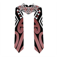 New Zealand Graduation Stole Aotearoa Kowhaiwhai Mix Taniko Art - Brown LT14 - Polynesian Pride