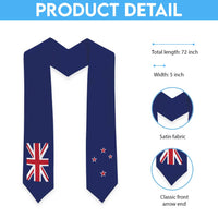 New Zealand Graduation Stole Flag Style LT05 - Polynesian Pride