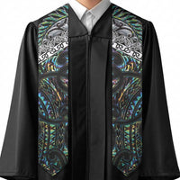 New Zealand Graduation Stole Maori Rugby Tattoo Papua Shell LT9 - Polynesian Pride