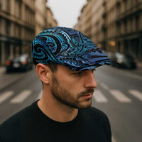 New Zealand Hammerhead Shark Jeff Hat Maori Haehae Mangopare Galaxy - Polynesian Pride