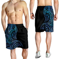 New Zealand Hammerhead Shark Shorts for Men Maori Haehae Mangopare Galaxy LT14 - Polynesian Pride