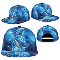 New Zealand Humpback Whale Matariki Snapback Cap Maori New Year Taniko Niho Taniwha