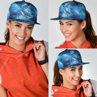 New Zealand Humpback Whale Matariki Snapback Cap Maori New Year Taniko Niho Taniwha