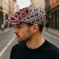 New Zealand Jeff Hat Aotearoa Kowhaiwhai Mix Taniko Art - Brown LT14 - Polynesian Pride