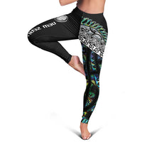 New Zealand Leggings Maori Rugby Tattoo Papua Shell - Polynesian Pride