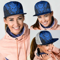 New Zealand Rugby All Blue Mesh Trucker Cap Silver Fern All Black Mix Ta Moko LT9 - Polynesian Pride