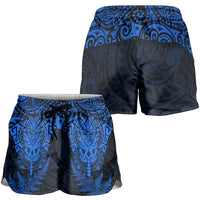 New Zealand Rugby All Blue Shorts for Women Silver Fern All Black Mix Ta Moko