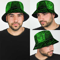 New Zealand Rugby All Green Bucket Hat Silver Fern All Black Mix Ta Moko LT9