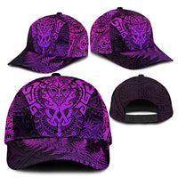 New Zealand Rugby All Purple Classic Cap Silver Fern All Black Mix Ta Moko LT9 - Polynesian Pride