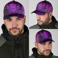 New Zealand Rugby All Purple Classic Cap Silver Fern All Black Mix Ta Moko LT9 - Polynesian Pride