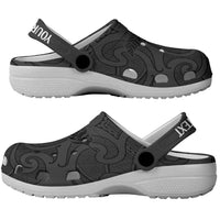 New Zealand Rugby Personalised Clogs Shoes All Black Fern Maori Tribal Pattern - Polynesian Pride