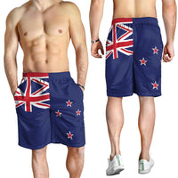 New Zealand Shorts for Men National Flag Colors LT19 - Polynesian Pride