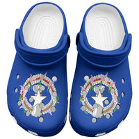 Northern Mariana Islands Clogs Shoes Heritage Palette Flag-Inspired - Polynesian Pride