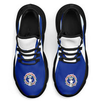 Northern Mariana Islands Clunky Sneakers Flag-Inspired Curve Style LT05 - Polynesian Pride