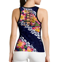 Omaomao Aloha Hawaii Lei Hollow Tank Top Tropical Flowers Elegant Vibe LT14 - Polynesian Pride