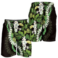 Omaomao Aloha Hawaii Lei Shorts for Men Tropical Flowers Elegant Vibe LT14 - Polynesian Pride