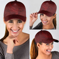 Oxblood Polynesia Classic Cap Hawaiian Tribal Hammerhead Shark Tattoo LT14 - Polynesian Pride
