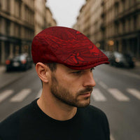 Oxblood Polynesia Jeff Hat Hawaiian Tribal Hammerhead Shark Tattoo - Polynesian Pride