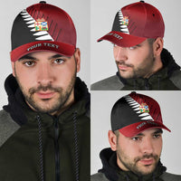 Personalised British Lions New Zealand Classic Cap Half Black Fern LT09