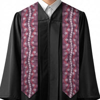 Pikake Maile Tiare Lei Graduation Stole Akala Lauhala Pattern