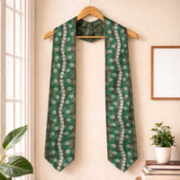 Pikake Maile Tiare Lei Graduation Stole Omaomao Lauhala Pattern
