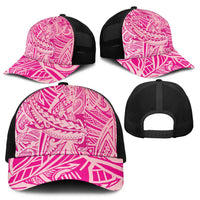 Pink Gradient Polynesia Baseball Net Cap Hawaiian Tribal Hammerhead Shark Tattoo LT14 - Polynesian Pride