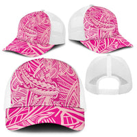 Pink Gradient Polynesia Baseball Net Cap Hawaiian Tribal Hammerhead Shark Tattoo LT14 - Polynesian Pride