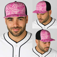 Pink Gradient Polynesia Baseball Net Cap Hawaiian Tribal Hammerhead Shark Tattoo LT14 - Polynesian Pride