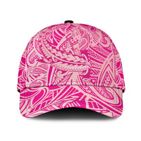 Pink Gradient Polynesia Classic Cap Hawaiian Tribal Hammerhead Shark Tattoo LT14 Universal Fit Pink - Polynesian Pride