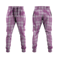 Pink Palaka Hawaii Palapalai Jogger Pants Hawaiian Fern LT14 Pink - Polynesian Pride